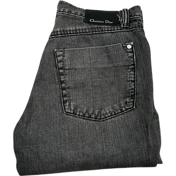 Christian Dior Charcoal Black Vintage Jeans - Picture 1 of 5